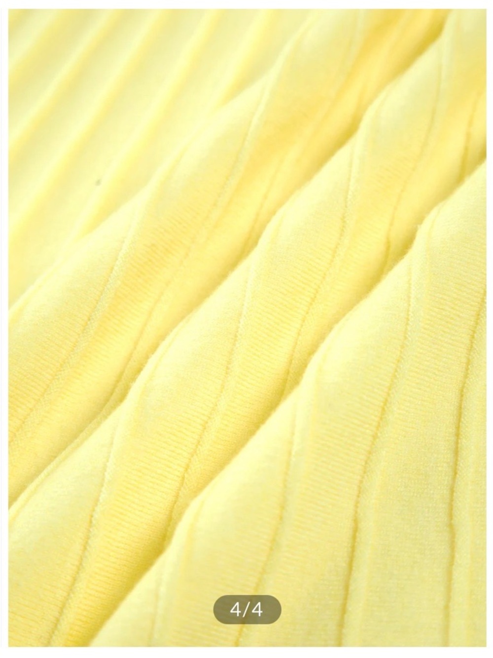 Commense Sunny Yellow Pleated Spaghetti-Strap Maxi - Picture 2 of 2